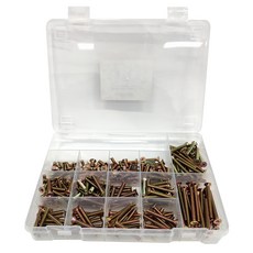 Innotime 皿頭機械螺絲 5mm JPMS1002 10種 x 30入 套組, 1套