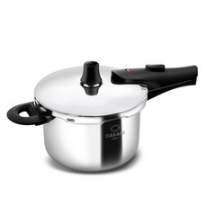 CASANI ROLINA IH感應單柄不鏽鋼壓力鍋, 混合顏色, 3.5L