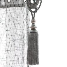 GINNA SONG 流蘇造型窗簾綁繩, 灰色, 1個