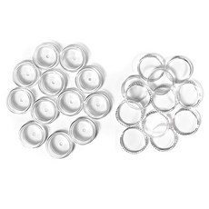 Darkness 5g乳霜分裝空罐, 12入, 透明