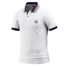 DAKUANG 男士 Redditgo PK 短袖刺繡翻領T恤 E04JKA_JC3851