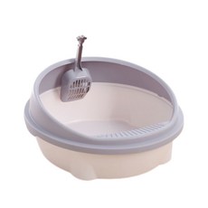 貓咪迷你腳踏板 平板型廁所 YT_RA1668, 灰色