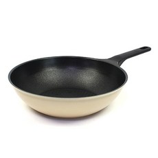 Kitchen-Art IH爐適用現代時尚米色炒鍋, 28cm, 1個