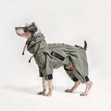 INTERLAKENCUSTOM Needs The Pet 狗狗連身雨衣, 卡其色