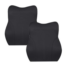 네임드컴퍼니 차량용 힐링케어 등쿠션, 블랙, 2개