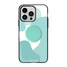 더다움 디자인플러스 그립톡 구르밍 원형 마카롱 카드 도어 범퍼 휴대폰 케이스