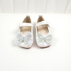 BEBEMARU 女童格紋蝴蝶結鞋 9732