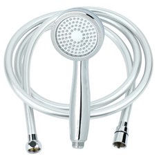 除鏽蓮蓬頭+PVC軟管 2m, 單色, 1組