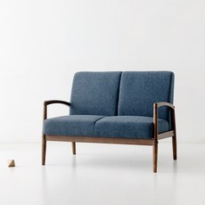 마켓비 DESA 패브릭 소파 2인 F3056 방문설치, 다크블루