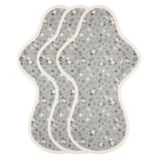 위즐리 면생리대 들꽃그린, 오버나이트, 1개입, 3개