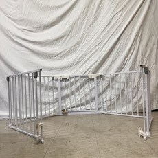 kiwObOri 狗狗玄關鞋櫃專用可折疊多用途安全門 30件組 CMER50, 1套, 白色