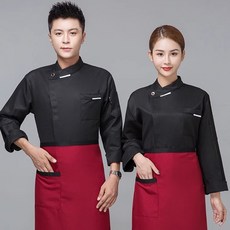 Elsso 男女通用餐廳主廚烹飪服上衣
