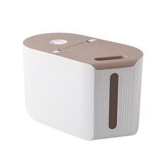 JHCompany 사선 컷 쌀 보관통, 브라운, 1개