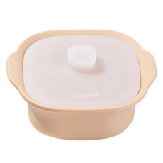 Lala & More 軟矽膠多功能蒸鍋 900ml, 淺褐色, 單品, 1個
