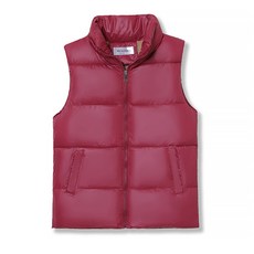 마켓에이 여성용 컬러 벨벳안감 패딩조끼