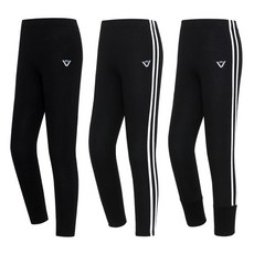 KISPO 女童線條打底褲 3入