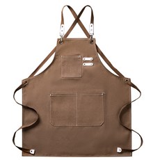디트리 아웃도어 캠핑 앞치마, 02 브라운, 1개