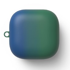 일렉토 갤럭시 버즈 프로 하드 케이스, 블루 + 그린, 1개