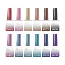 KENZICO 貓眼磁力指甲油膠 CE301~312 12入, 混色, 1組
