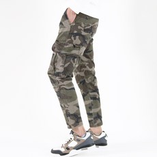 男士水洗棉質彈性工作褲 YXP19