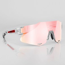 가빈 스타일호른 스포츠 선글라스 G104 + 도수클립 세트, T923 투명 레드변색렌즈, 1개