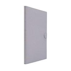 indi 20頁透明資料夾, 灰色的, 1個