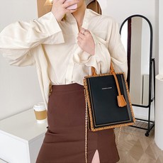 ARTJOY DIY 我的縫線包製作皮革工藝套組, 1套, 黑色