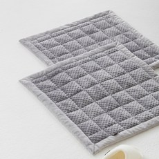 La Pomme Cozy Waffle 超細纖維坐墊 2入組