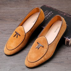 ARTcom 남성 스웨이드 포인트 로퍼 HK0161