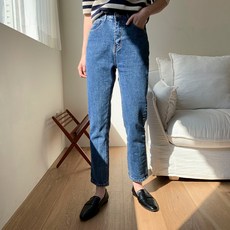 Lindashop 女款 Derate 標準直筒牛仔褲 PT7040K12