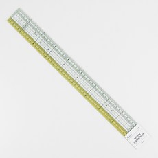 유니크 프리미엄 컬러 그레이딩자 50cm CG-004, 1개, 옐로우