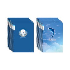 ibis 男童新學期小學纖薄閱讀記錄本 窄行 2款 x 5本組 SP11757, 太空船, 海豚, 1套