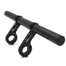 ACEPEED 自行車把手延伸桿 30cm, 黑色, 1個