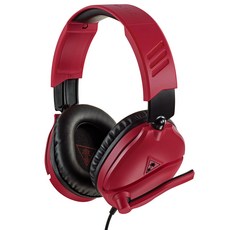 터틀비치 PS5 / PS4 / XBOX / PC / 스위치 리콘 70 유선 게이밍 헤드셋, TBS-3655-01, MIDNIGHT RED
