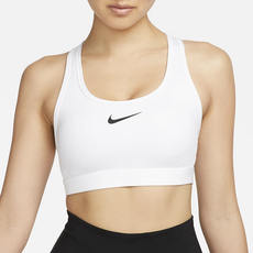 NIKE 耐吉 女款 Swoosh 中度支撐襯墊運動內衣 DX6822-100