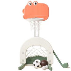 BeneBene 3合1多功能籃球架, 綠色