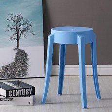 몬드스팟 다용도 컬러 플라스틱 의자 YT_RB149, 블루, 1개