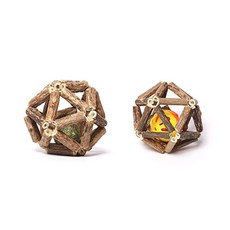 空地馬塔比木魔球中號+貓薄荷球套組, 1套, 混合顏色