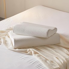 BeneBedding 鉑金記憶棉枕頭, 1個, 白色