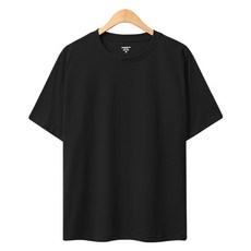 레이먼 남녀공용 딤피 무지 라운드 베이직 반팔 티셔츠