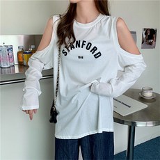 임산부 1988 어깨트임 프렌치 루즈핏 긴소매 티셔츠