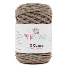 ReTwissT XXLace再生棉混紡編織繩線, 5009號, 65m, 1入