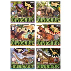 恐龍化石挖掘體驗組玩具 6件組 隨機出貨, 1套