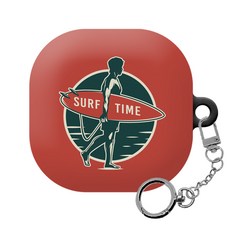 몬드몬드 썸머 패치 갤럭시 버즈 프로 / 버즈 라이브 하드 케이스 + 키링, 017, 1개