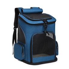 寵物外出背包 航運箱, 藍色