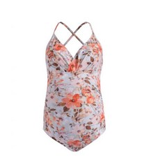 La Bolpe孕婦花朵大尺碼泳裝