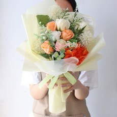 MORIANN 卡薩布蘭卡香皂花束 大型, 黃色