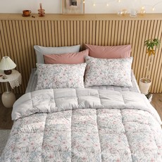 farfe 里昂 棉莫代爾纖維鋪棉被 + 枕頭套 + 床墊組