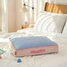 울리 반려동물 코지팟 방석, 블루베이지, 1개