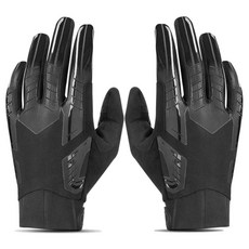 ROCKBROS 攜帶式自行車拉力手套 S208, 黑色, 1組